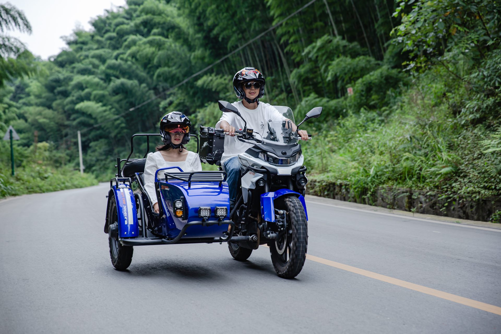银钢SUV500二代（蓝色）骑行实拍（17）